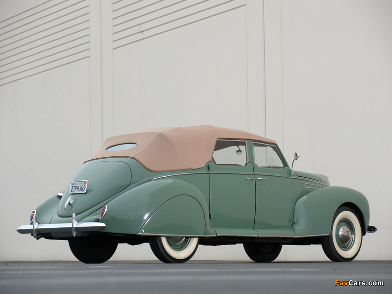 Lincoln Zephyr Convertible Sedan 1938 wallpapers (800 x 600)