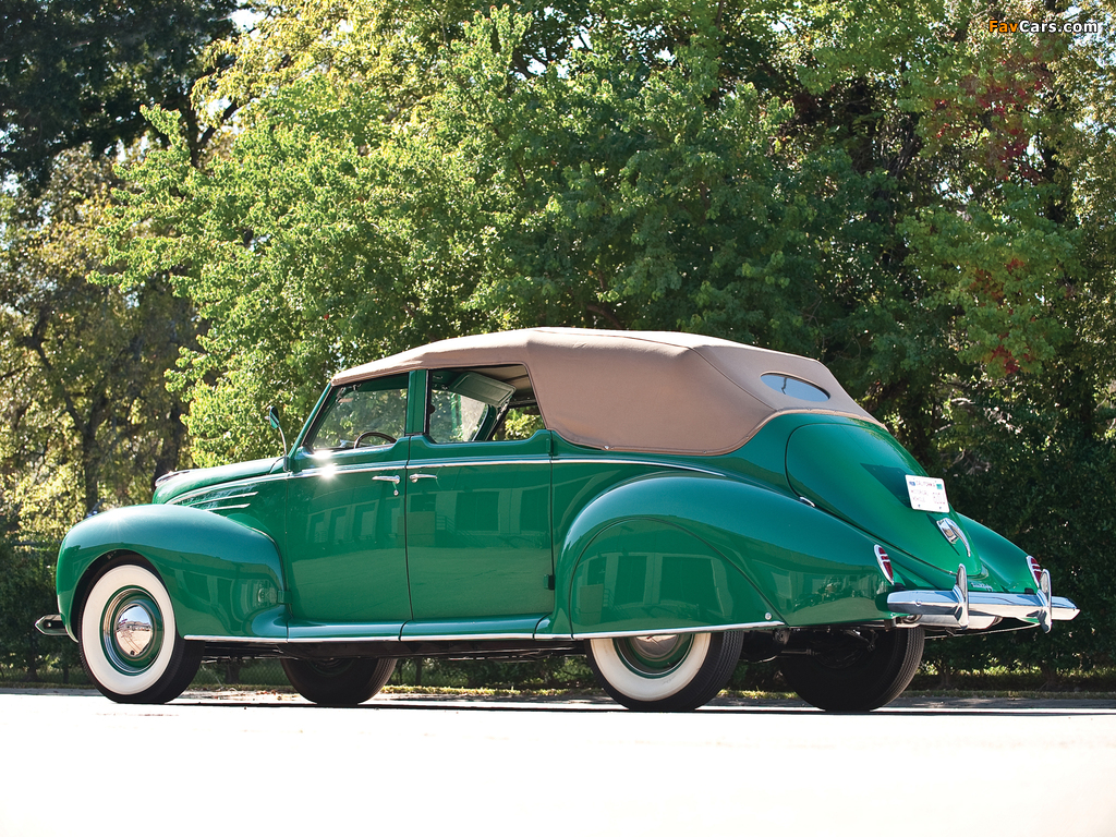Lincoln Zephyr Convertible Sedan 1939 photos (1024 x 768)