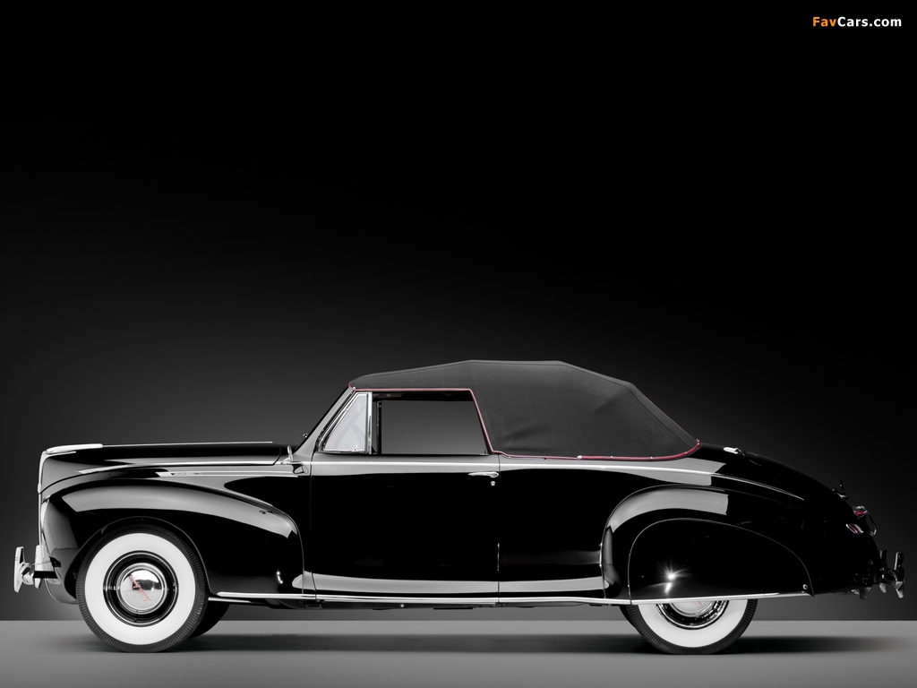 Lincoln Zephyr Convertible Coupe (06H-76) 1940 photos (1024 x 768)