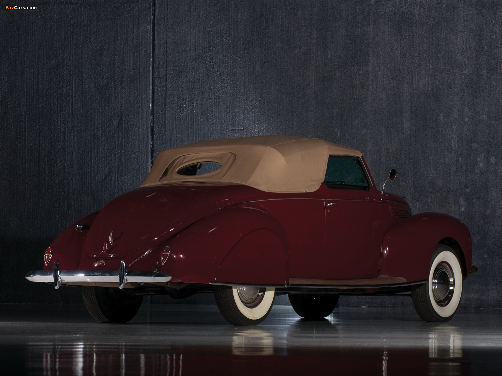 Photos of Lincoln Zephyr Convertible Coupe 1938 (1600 x 1200)
