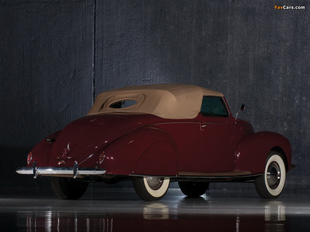 Photos of Lincoln Zephyr Convertible Coupe 1938 (1024 x 768)