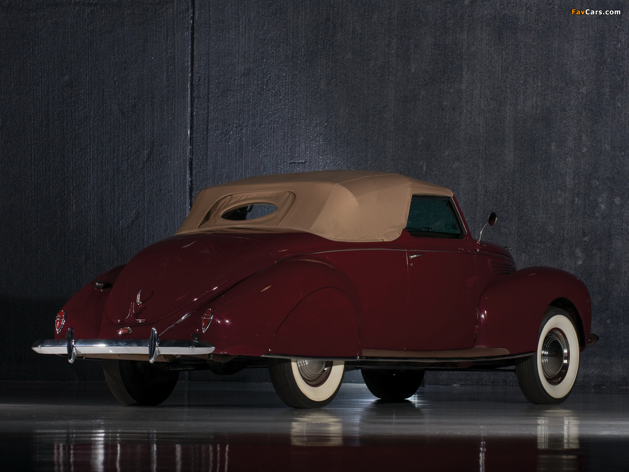 Photos of Lincoln Zephyr Convertible Coupe 1938 (1280 x 960)