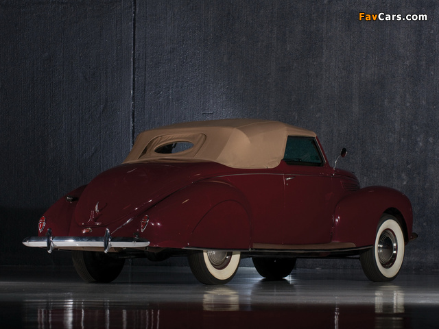 Photos of Lincoln Zephyr Convertible Coupe 1938 (640 x 480)