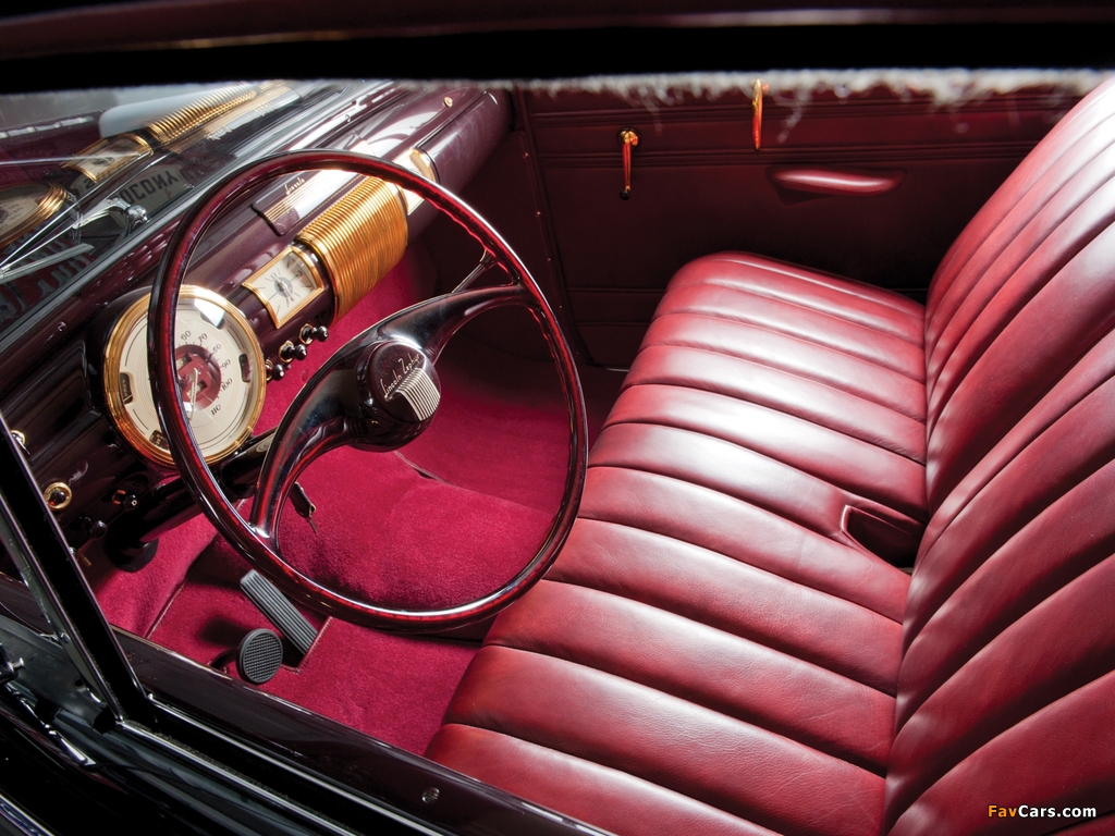 Photos of Lincoln Zephyr Convertible Coupe (06H-76) 1940 (1024 x 768)
