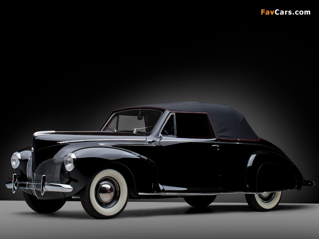 Photos of Lincoln Zephyr Convertible Coupe (06H-76) 1940 (640 x 480)