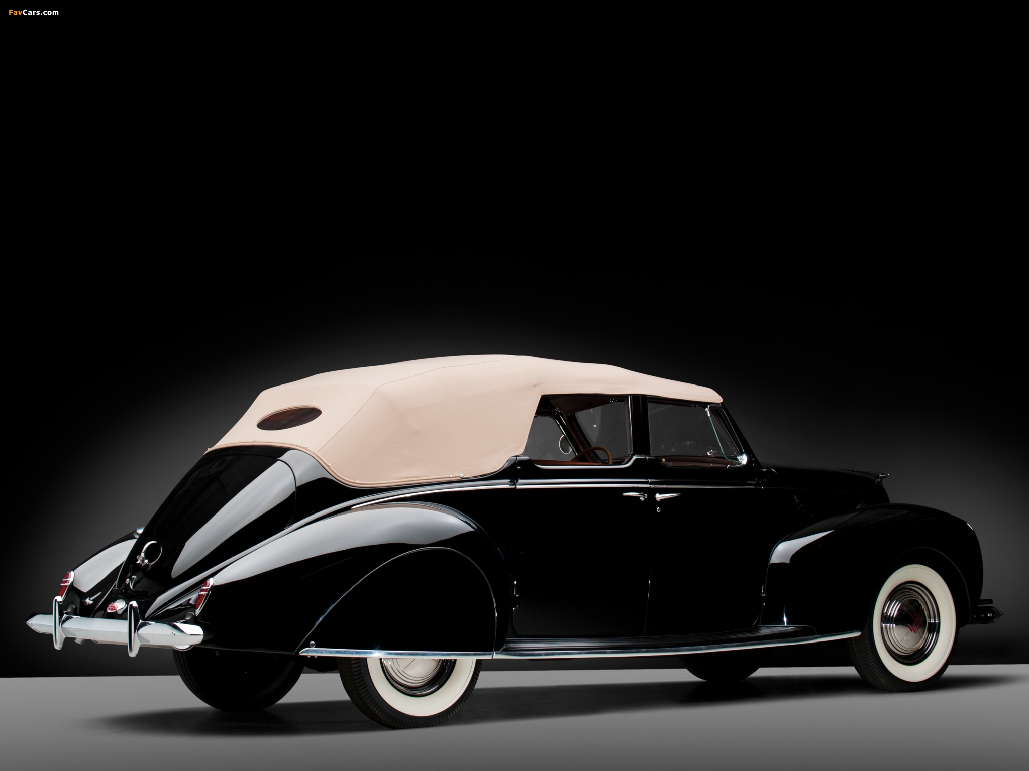 Pictures of Lincoln Zephyr Convertible Sedan (86H-740) 1938 (2048 x 1536)