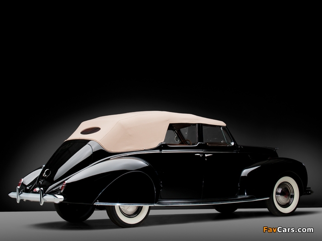 Pictures of Lincoln Zephyr Convertible Sedan (86H-740) 1938 (640 x 480)