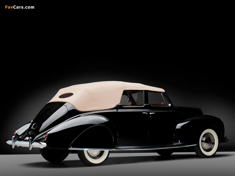 Pictures of Lincoln Zephyr Convertible Sedan (86H-740) 1938 (800 x 600)