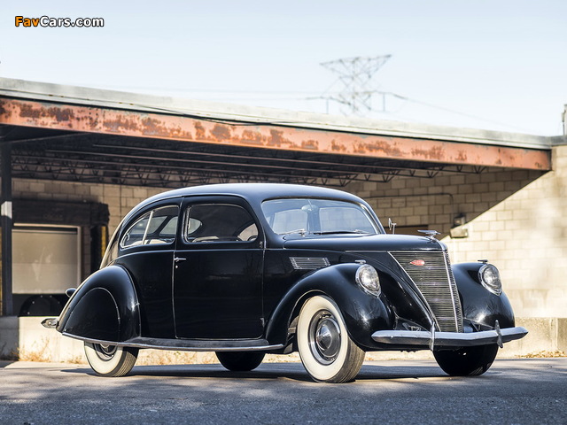 Lincoln Zephyr Coupe Sedan (HB-700) 1936–37 wallpapers (640 x 480)