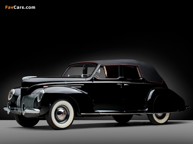 Lincoln Zephyr Convertible Sedan 1939 wallpapers (640 x 480)