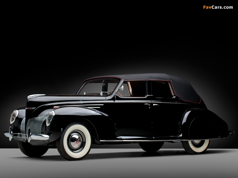 Lincoln Zephyr Convertible Sedan 1939 wallpapers (800 x 600)