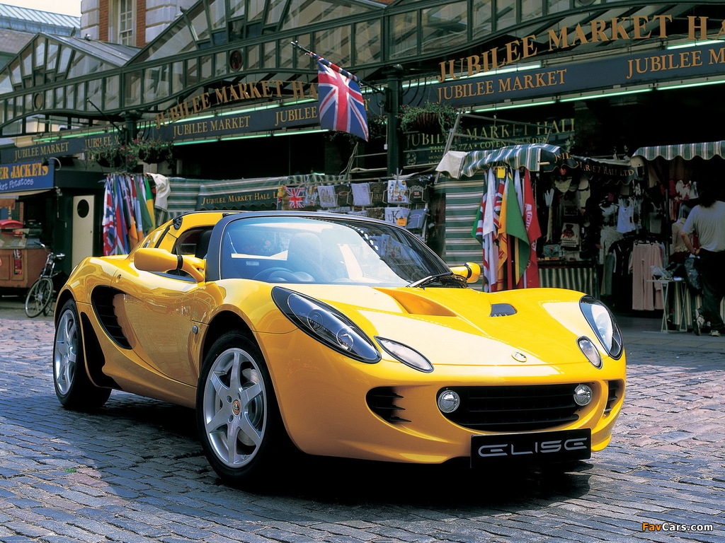 Lotus Elise 2002–10 wallpapers (1024 x 768)