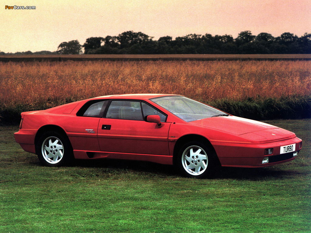 Lotus Esprit Turbo 1987–90 photos (1024 x 768)