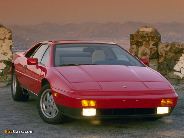 Lotus Esprit Turbo 1987–90 photos (640 x 480)