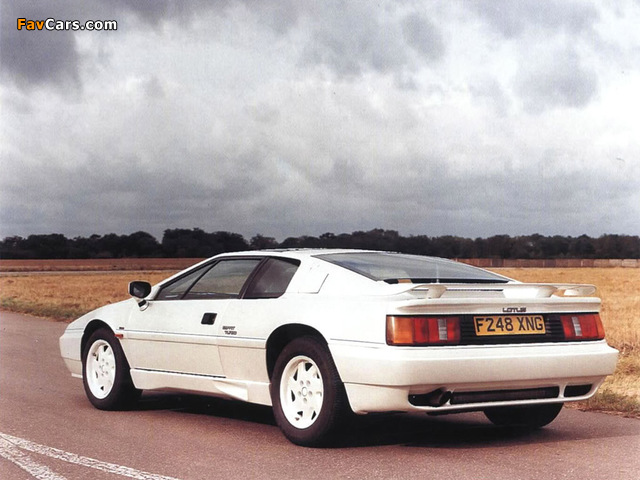 Lotus Esprit Turbo 40th Anniversary 1988 wallpapers (640 x 480)