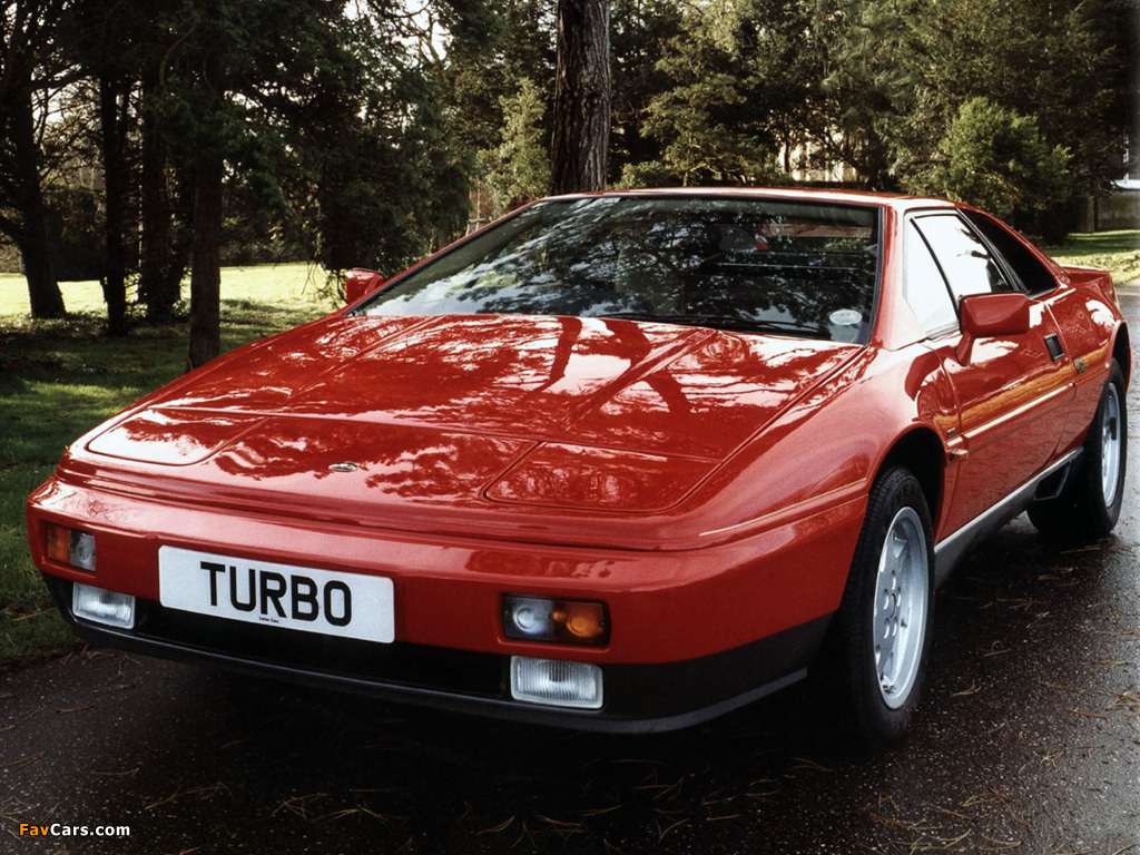 Photos of Lotus Esprit Turbo 1987–90 (1024 x 768)