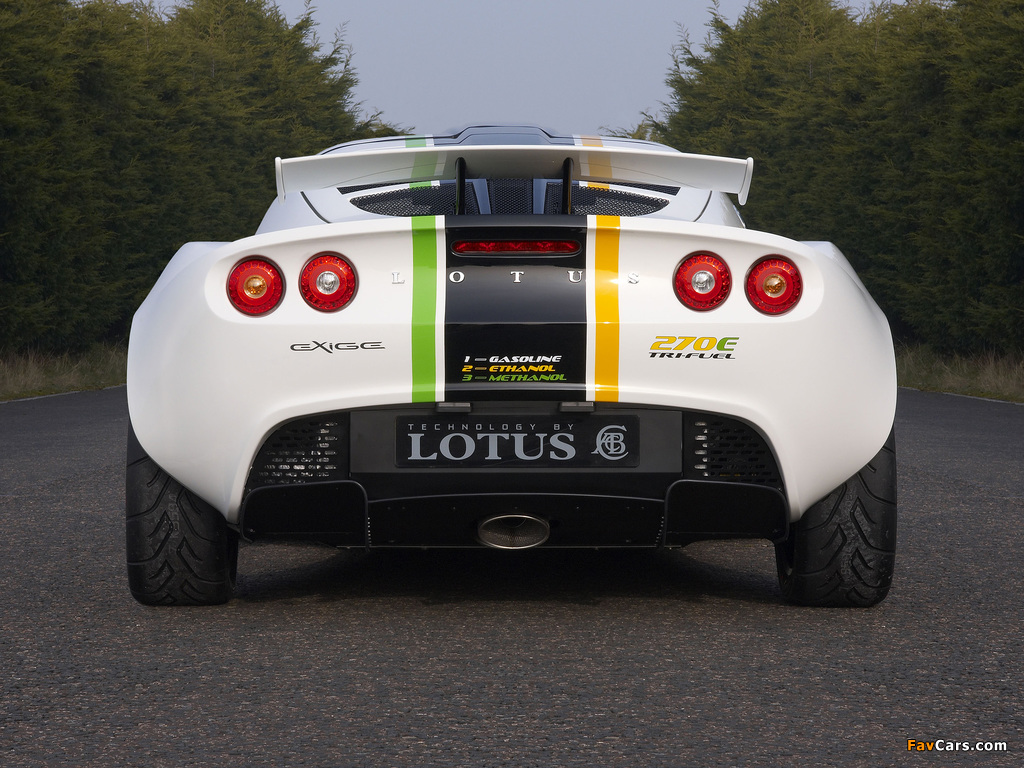 Lotus Exige 270E TriFuel Concept 2008 wallpapers (1024 x 768)