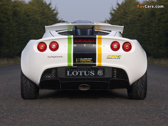 Lotus Exige 270E TriFuel Concept 2008 wallpapers (640 x 480)