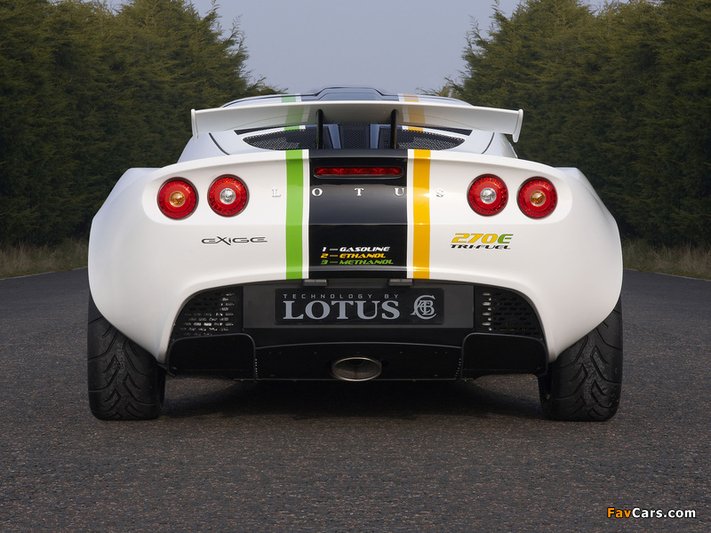 Lotus Exige 270E TriFuel Concept 2008 wallpapers (800 x 600)