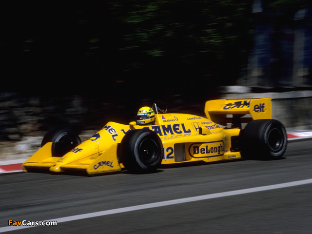 Lotus 99T 1987 wallpapers (640 x 480)