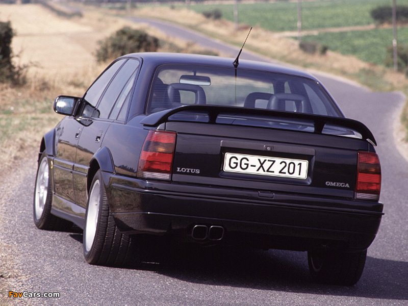 Pictures of Opel-Lotus Omega 1990–92 (800 x 600)