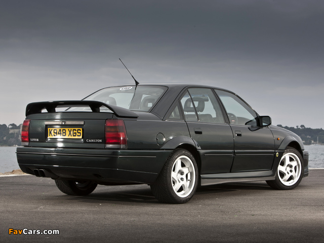 Pictures of Vauxhall Lotus Carlton 1990–92 (640 x 480)