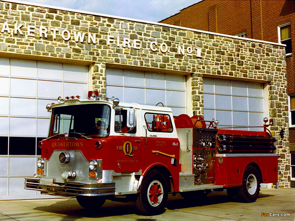 Mack CF Firetruck 1967–90 pictures (1024 x 768)