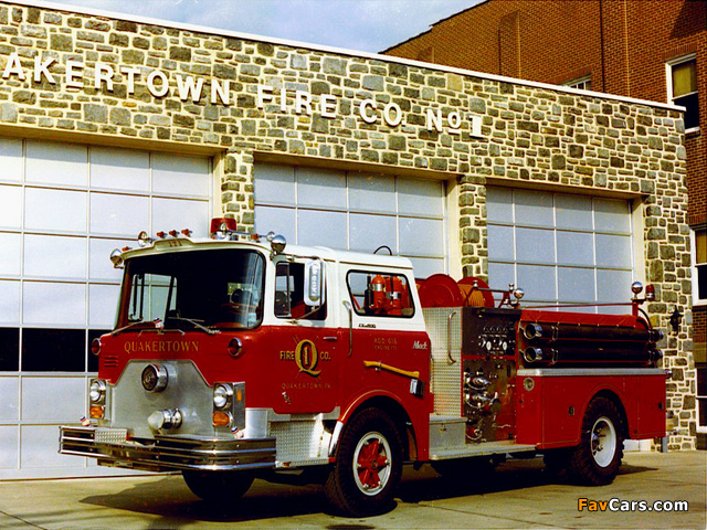 Mack CF Firetruck 1967–90 pictures (640 x 480)