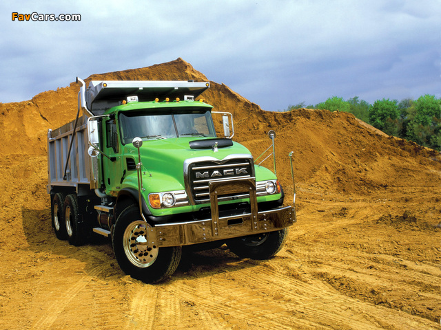 Mack Granite 6x4 Dump Truck 2002 pictures (640 x 480)
