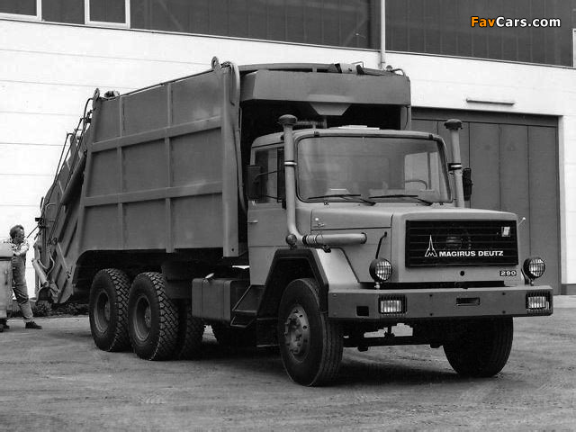 Photos of Magirus-Deutz 290D 26 6x4 Müllwagen 1973–77 (640 x 480)