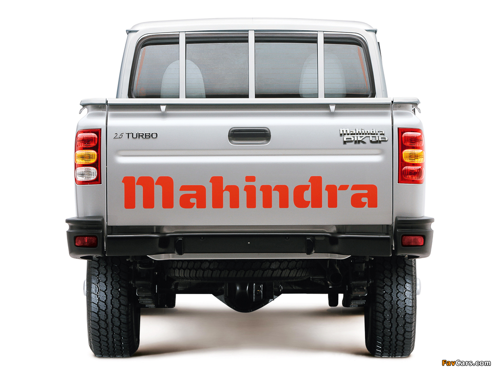 Mahindra Pik Up Single Cab 2007–09 wallpapers (1024 x 768)