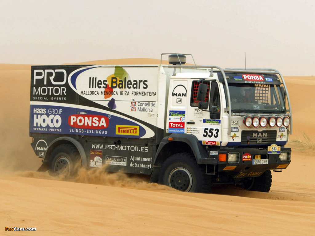 Pictures of MAN F90 Rally Truck (1024 x 768)