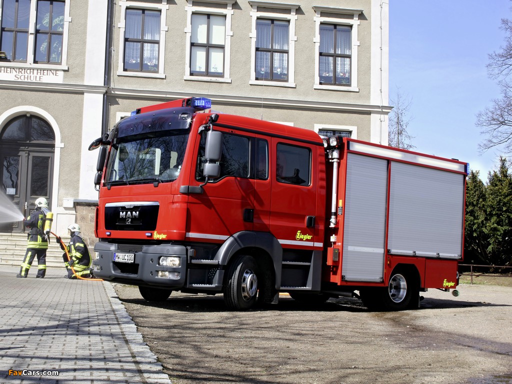 MAN TGL 8.180 Crew Cab Feuerwehr by Ziegler 2008–12 photos (1024 x 768)