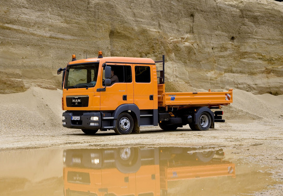 MAN TGL 8.180 Crew Cab Tipper 2008–12 pictures