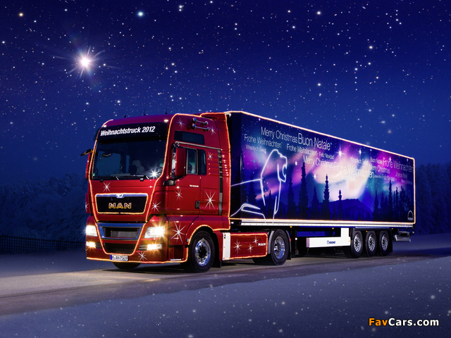 MAN TGX 18.540 Weihnachtstruck 2007–12 pictures (640 x 480)