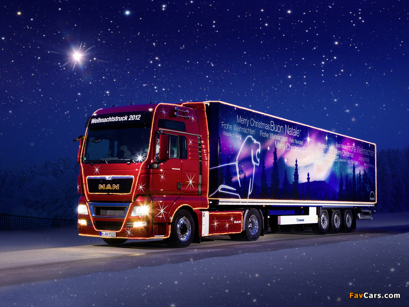 MAN TGX 18.540 Weihnachtstruck 2007–12 pictures (800 x 600)