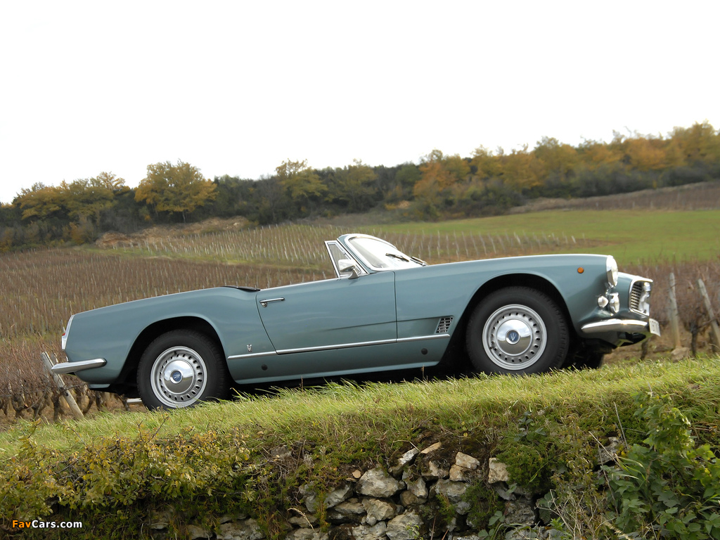 Maserati 3500 Spyder 1959–64 wallpapers (1024 x 768)