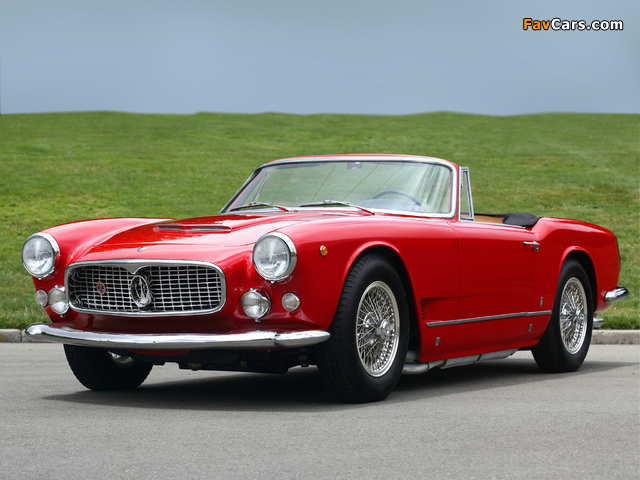 Maserati 3500 Spyder 1959–64 wallpapers (640 x 480)