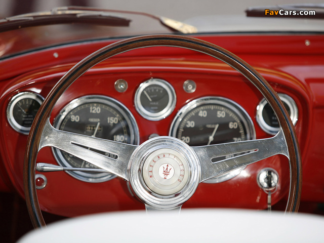 Maserati A6G/2000 Gran Sport Spyder by Frua 1957 wallpapers (640 x 480)