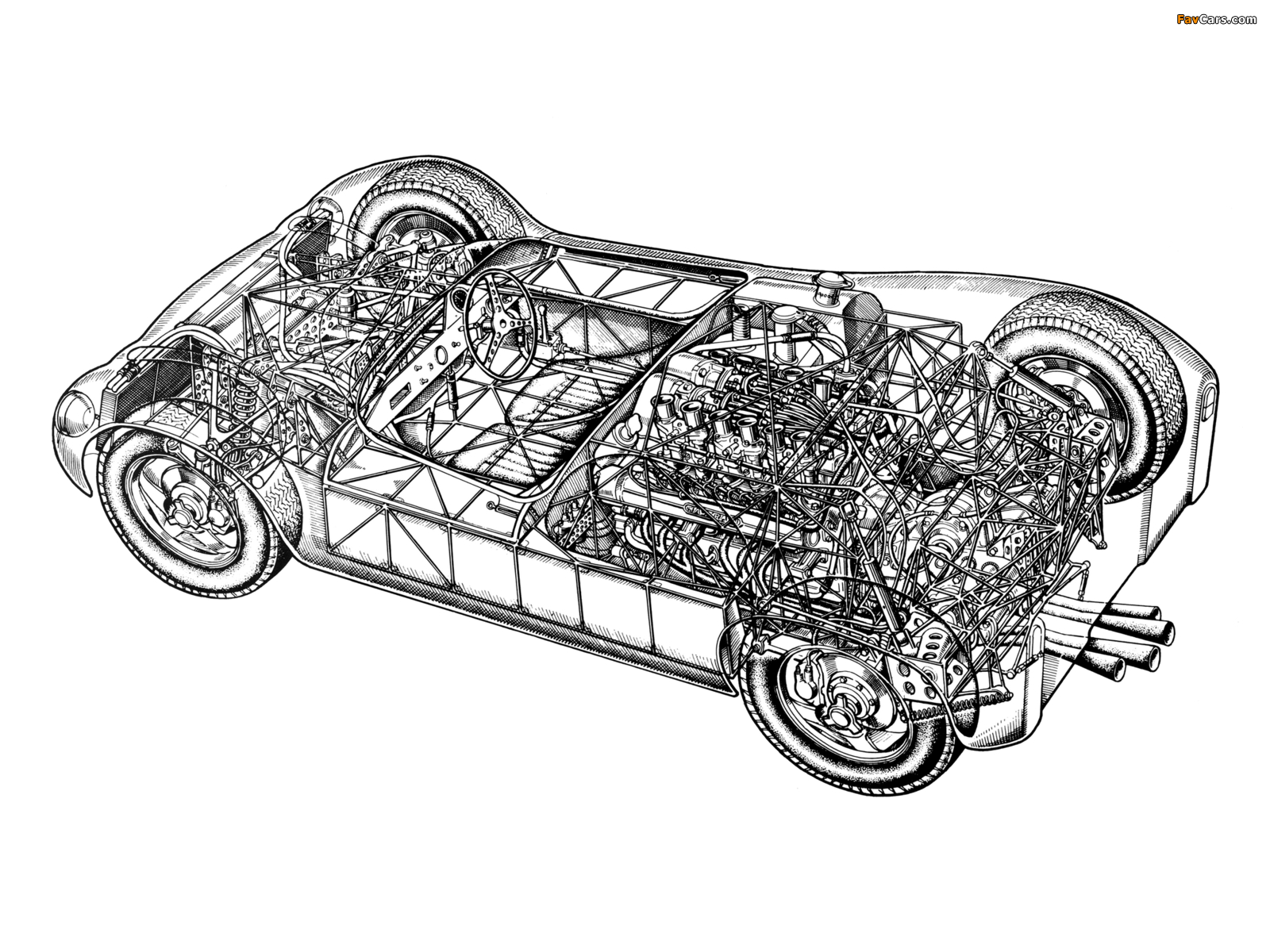 Maserati Tipo 64 Birdcage 1961 wallpapers (1600 x 1200)