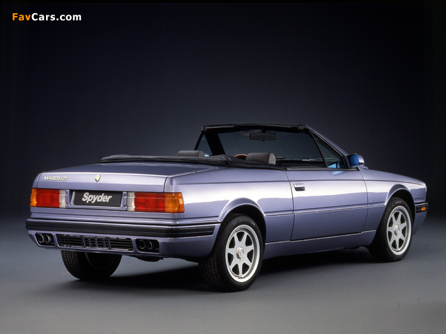 Maserati Biturbo Spyder 1991–94 photos (640 x 480)
