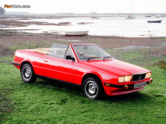 Maserati Biturbo Spyder UK-spec 1984–89 wallpapers (640 x 480)