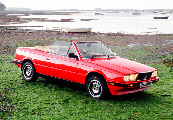 Maserati Biturbo Spyder UK-spec 1984–89 wallpapers