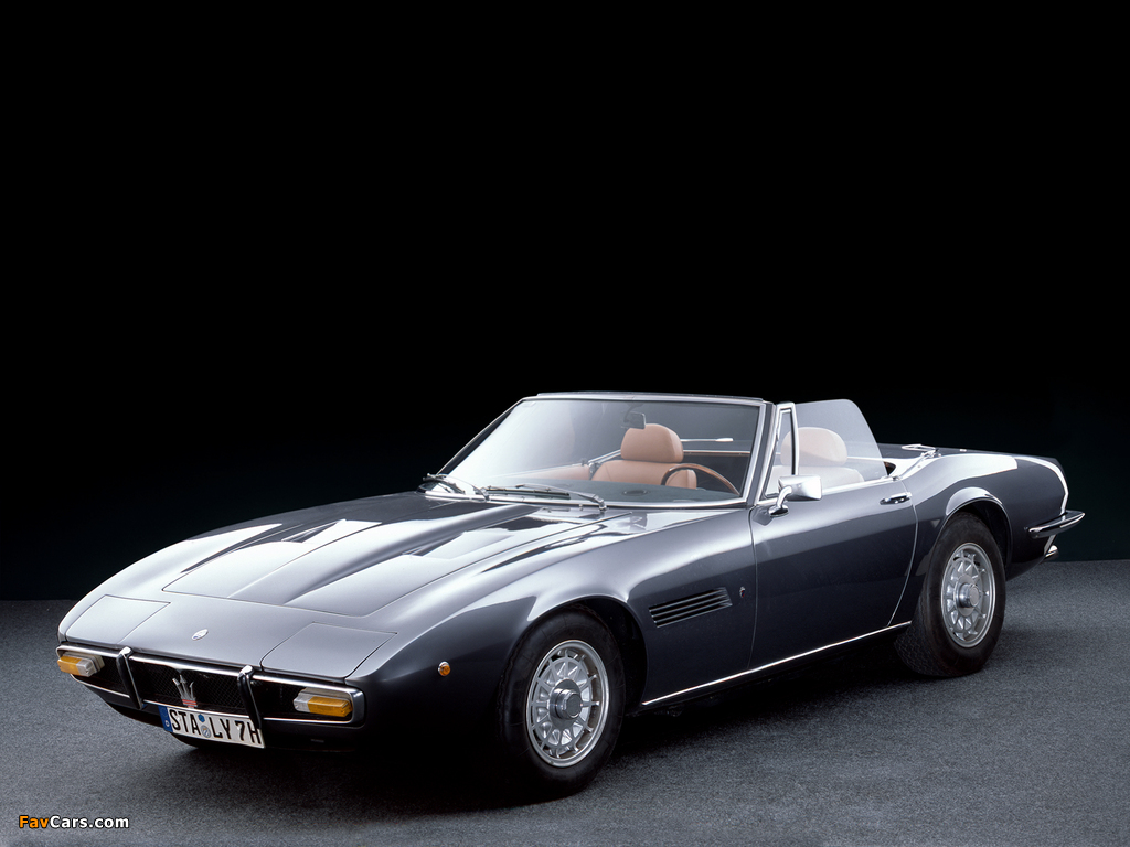 Maserati Ghibli Spyder 1969–73 wallpapers (1024 x 768)