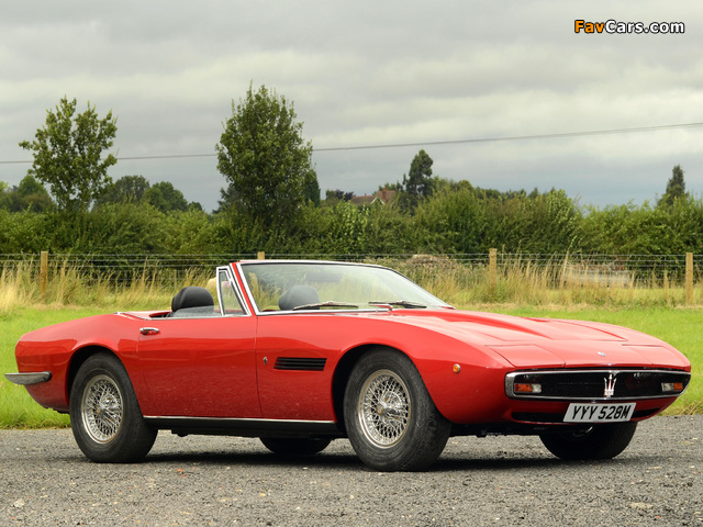 Maserati Ghibli Spyder SS 1970–73 photos (640 x 480)