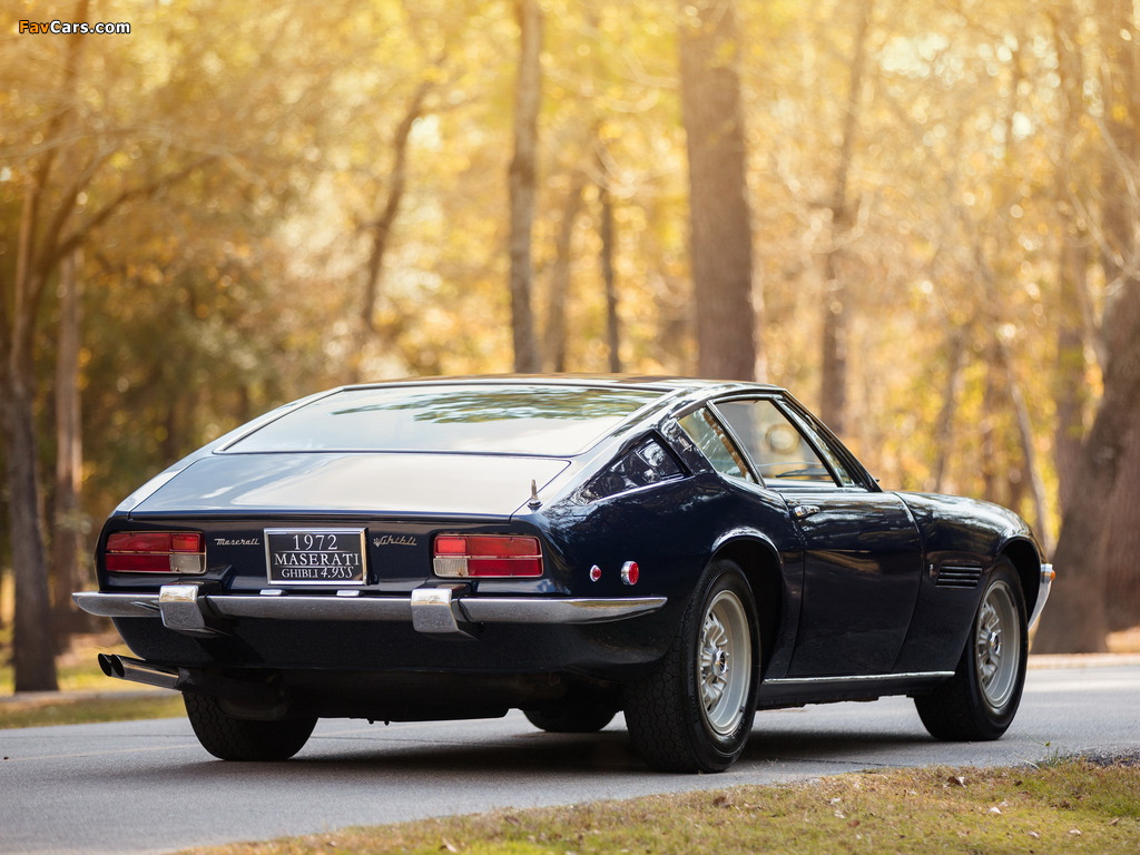 Maserati Ghibli SS US-spec 1970–73 wallpapers (1024 x 768)