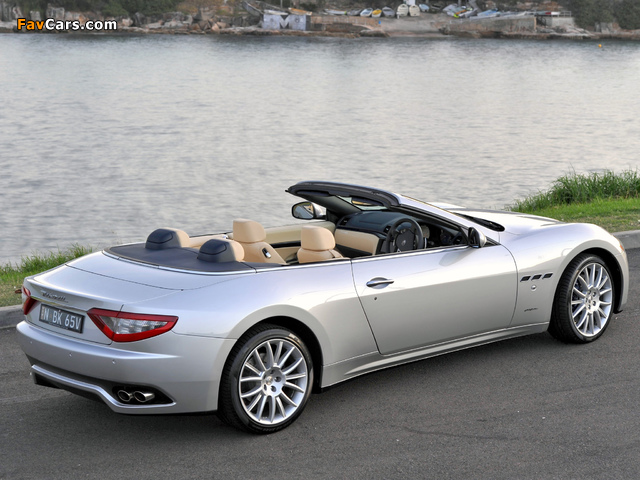 Images of Maserati GranCabrio AU-spec 2010 (640 x 480)