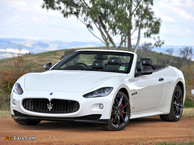 Maserati GranCabrio Sport AU-spec 2011 photos (640 x 480)