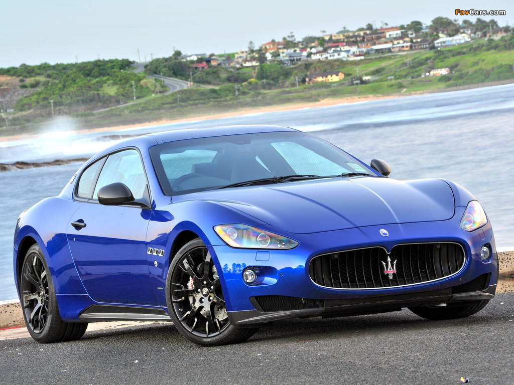 Maserati GranTurismo S MC Sport Line AU-spec 2009–12 wallpapers (1024 x 768)