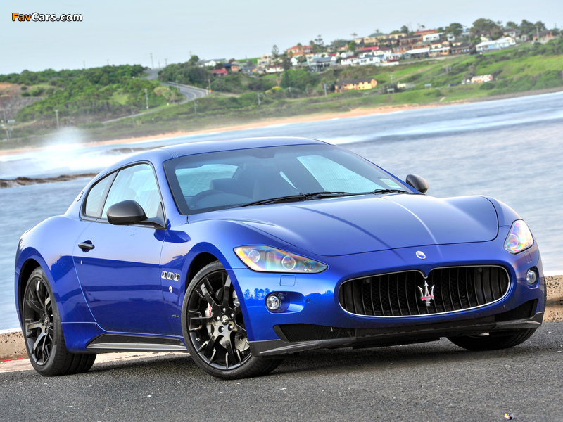 Maserati GranTurismo S MC Sport Line AU-spec 2009–12 wallpapers (800 x 600)